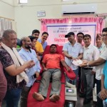 प्रेस युनियनको रक्तदान कार्यक्रममा २७ जनाले दिए रगत